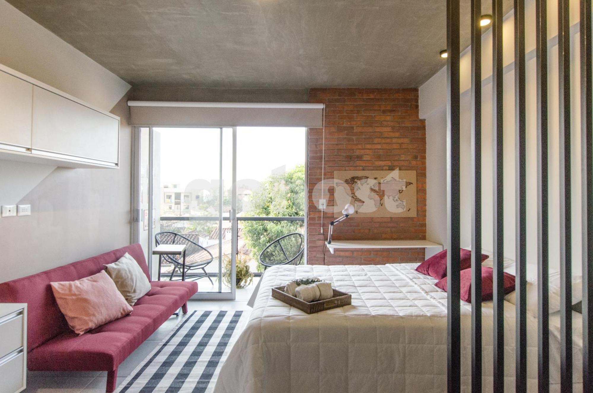 Chic Loft With Balcony In Las Mercedes Asuncion Bagian luar foto